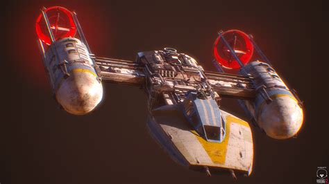 ArtStation - BTL-A4 Y-wing Starfighter