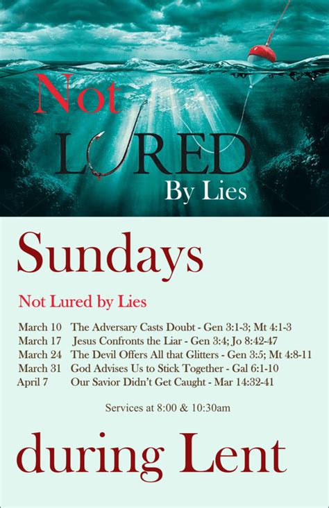 Lent Sunday Sermon Series - Our Savior Lutheran Church & School