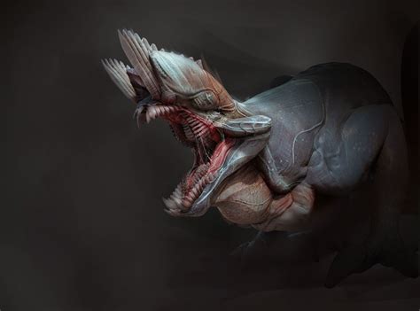 Alien Alligator , Tyler Smith on ArtStation at… | Alien creatures, Creature artwork, Alien ...