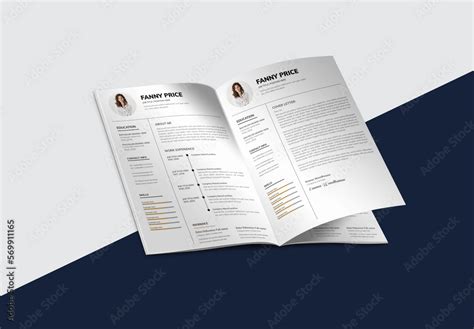 Resume Template Stock Template | Adobe Stock