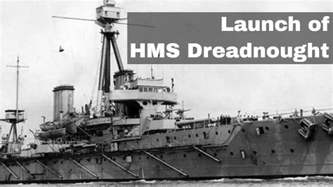 10th February 1906: Launch of HMS Dreadnought, a battleship that made all other ships obsolete ...