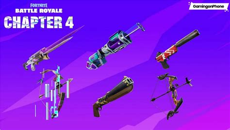 Fortnite Chapter 4 Season 1: Mythic Weapons locations and how to find them