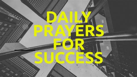 Daily Effective Prayer For Success At Work | PRAYER POINTS