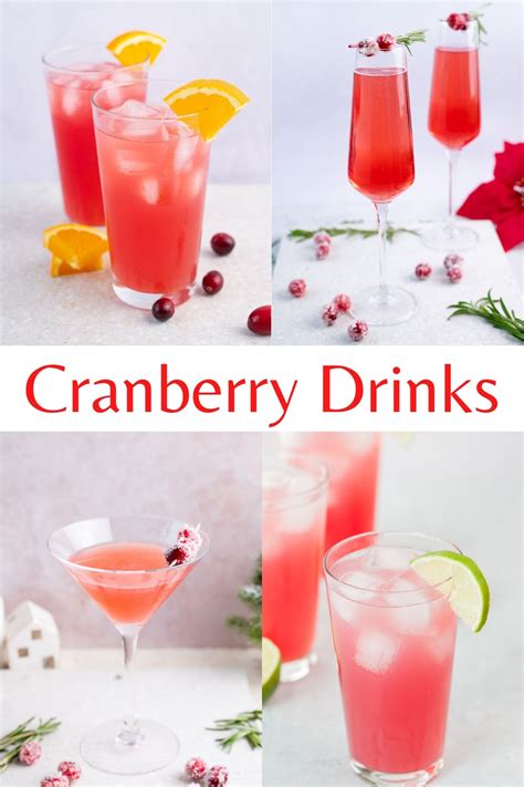 Cranberry Juice Cocktails - Everyday Delicious