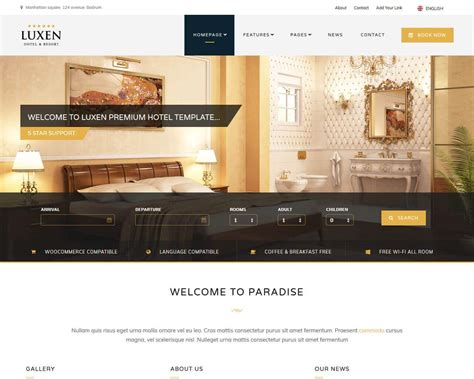 Hotel Website Template