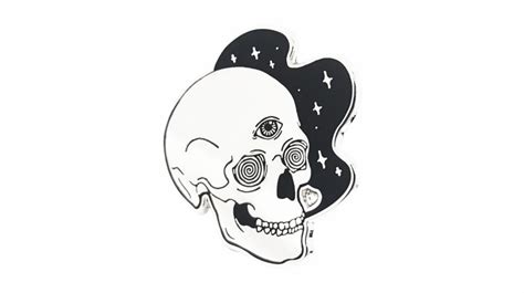 Third Eye Skull - Clip Art Library