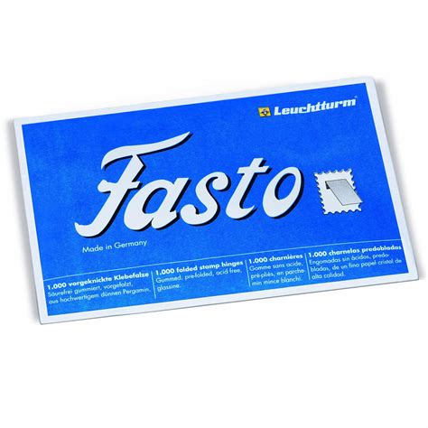 4004117100314 Lighthouse 309110 FASTO Fasto Gummed Stamp Hinges