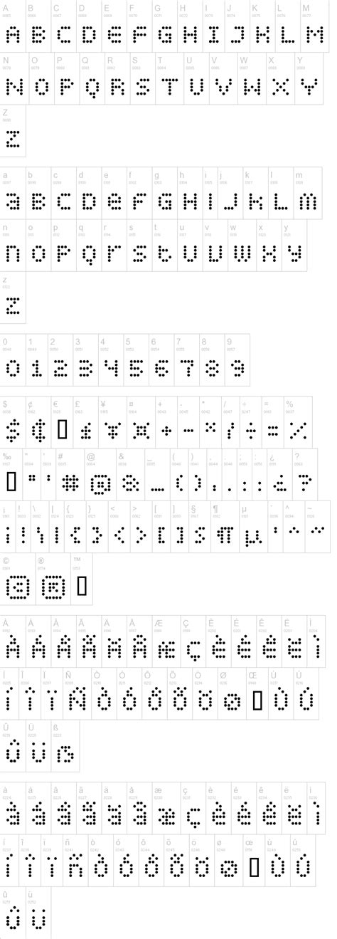 Display Dots Font | dafont.com