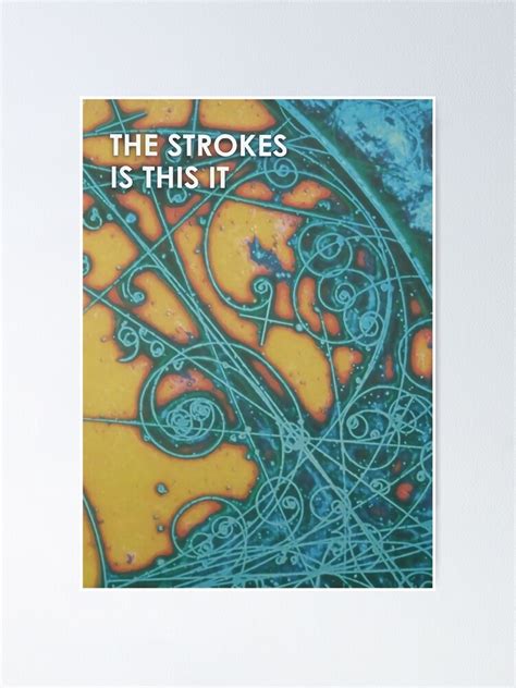 "The Strokes - Is This It Album cover" Poster for Sale by irenetackett | Redbubble