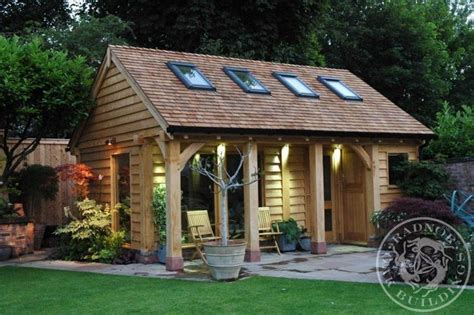 oak framed house - Google Search | Garden buildings cabins, Garden ...