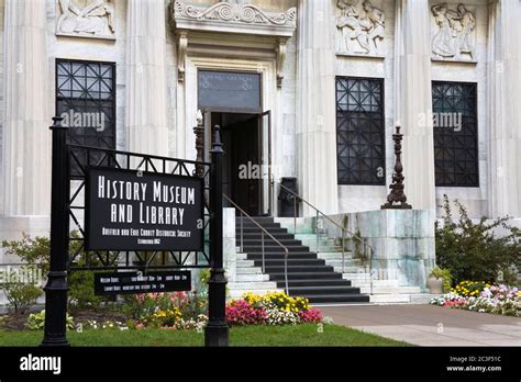 History Museum & Library, Buffalo City, New York State, USA Stock Photo ...