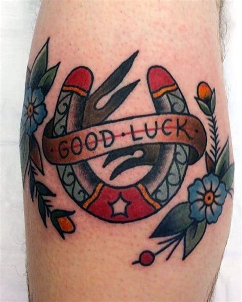 40 Good Luck Tattoos For Men - Lucky Design Ideas Skull Tattoos, New ...