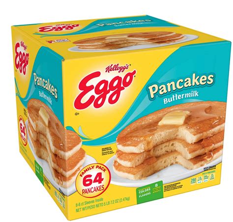 Kellogg's Eggo Frozen Buttermilk Pancakes , 64 ct — Goisco.com