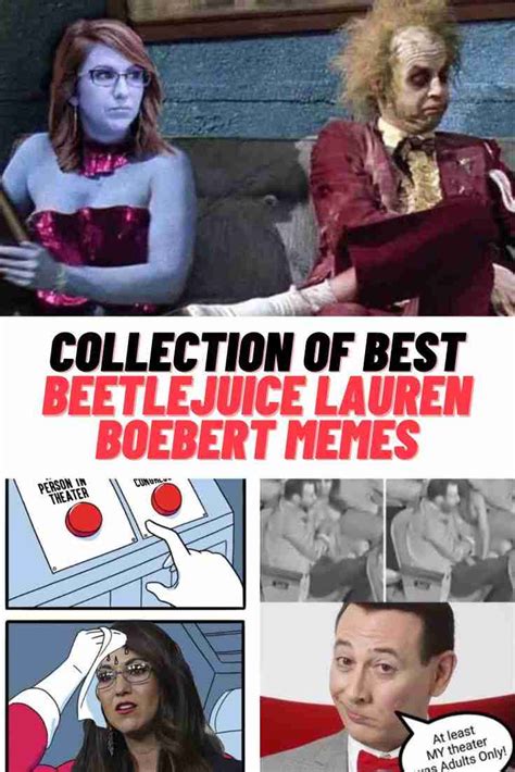 Collection of Lauren Boebert Beetlejuice Theater Memes - Guide For Geek Moms