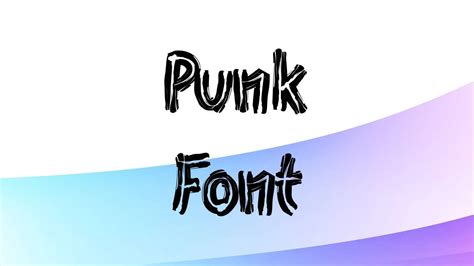 Punk Font Free Download