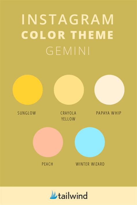 Instagram Color Themes for You: Zodiac Edition | Zodiac signs colors, Gemini color, Color themes