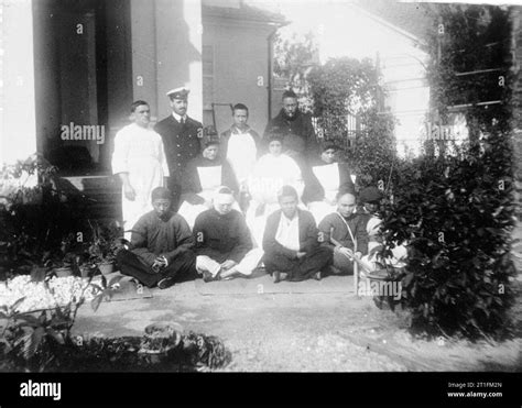 HMS Thistle, 1st Class Gunboat at the China Station 1910 - 1912 Wounded ...