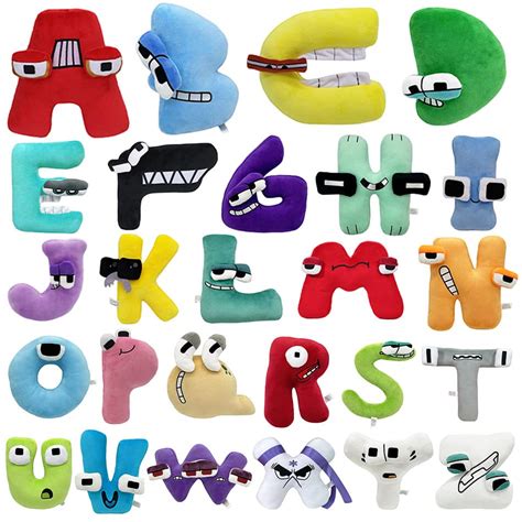 Buy Lovoice Alphabet Lore Plush Dolls Alphabet Lore But Are Plush Toys - Riset