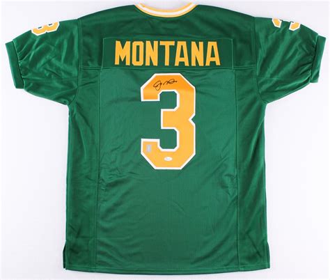 Joe Montana Signed Notre Dame Jersey (JSA COA & Montana Hologram ...