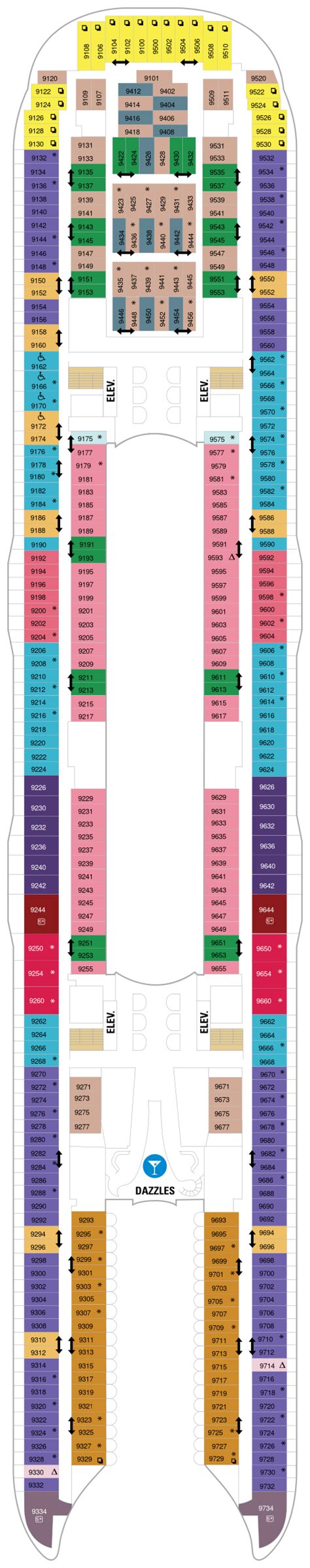 Symphony of the Seas Deck Plans | CruiseInd