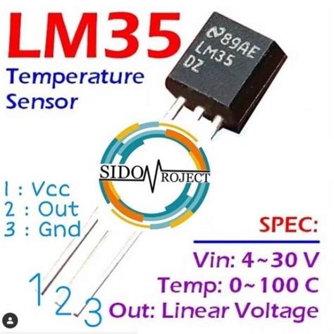 Jual LM35 Sensor Suhu LM 35 Modul Sensor Pengukur Suhu Temperature Celsius Indonesia|Shopee ...