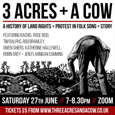 Online Zoom performance | Three Acres And A Cow