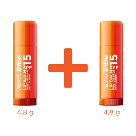 SPF 15 LIP BALM 4,8g island Tribe (2 pieces)