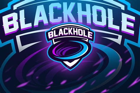 Black hole - Mascot & Esport Logo | Black hole, ? logo, Vector background pattern