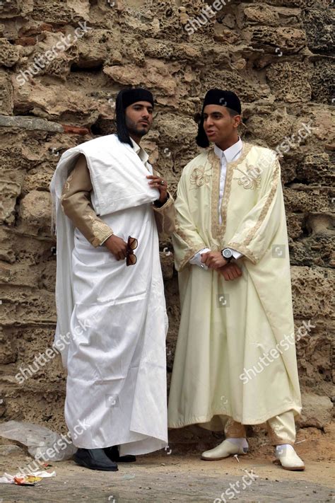 Libyan Men Wearing Traditional National Attire Editorial Stock Photo ...