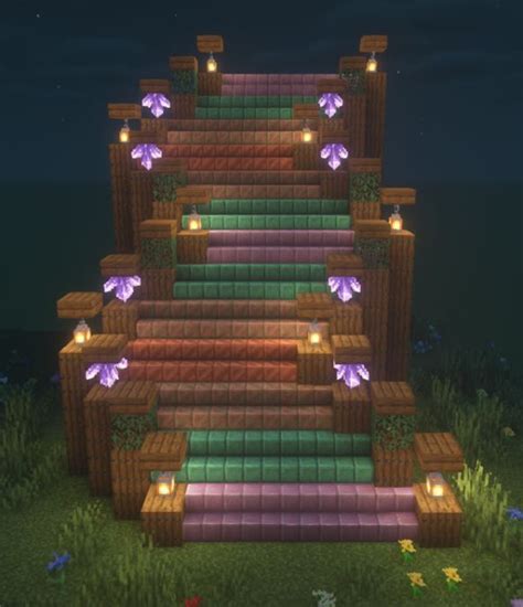 Minecraft - Fairy Styled Stairs | Minecraft designs, Minecraft ...