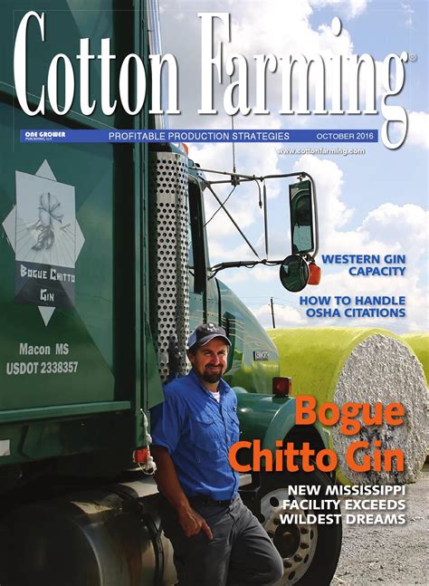 Cotton farming october 2016 by One Grower Publishing - Issuu