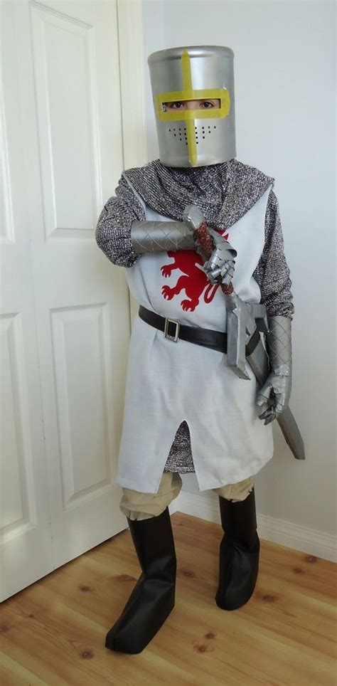 Medieval Knight Costume With Helmet