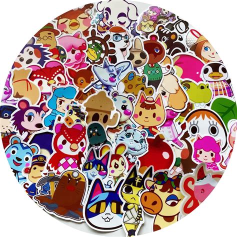 Animal Crossing inspired stickers 50 pcs Fast Shipping | Etsy