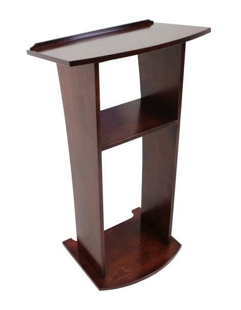 One of our newest pulpit designs, this modern and compact pulpit ...