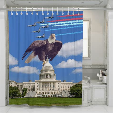 Capital Eagle - Shower Curtain | American AF - AAF Nation