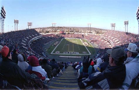 Memorial Stadium . Baltimore Ravens played here the 1996-1997 season. Then it was torn down ...