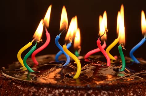 Free Images : light, sweet, flower, celebration, food, flame, fire, colorful, chocolate ...