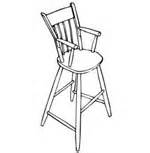 High Chair Woodworking Plan Featuring Norm Abram - WoodworkersWorkshop