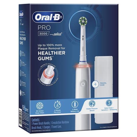 Buy Oral B Power Toothbrush Pro 3000 Online at Chemist Warehouse®