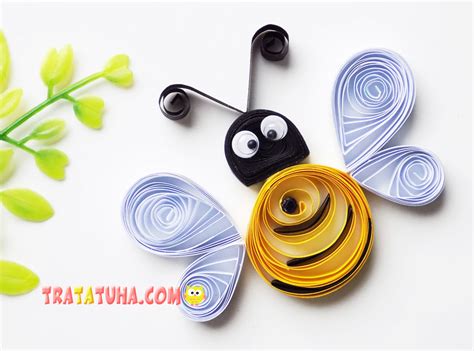 Quilling Bee Step by Step for Kids