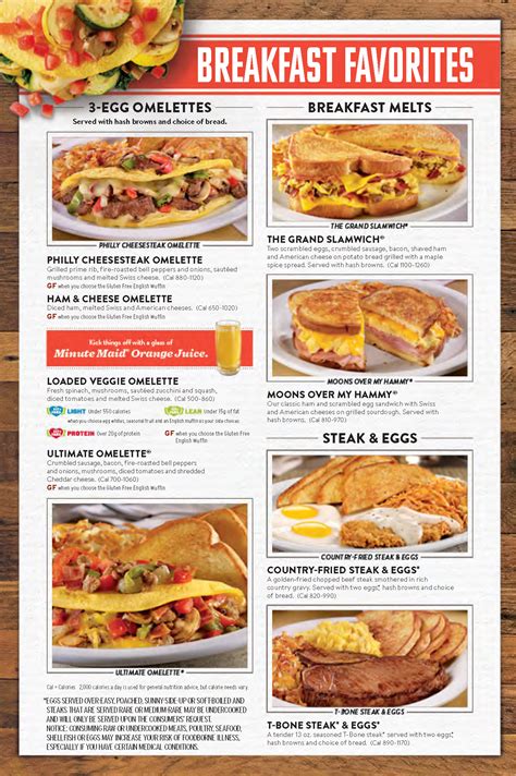 Denny’s Menu | OC Restaurant Guides