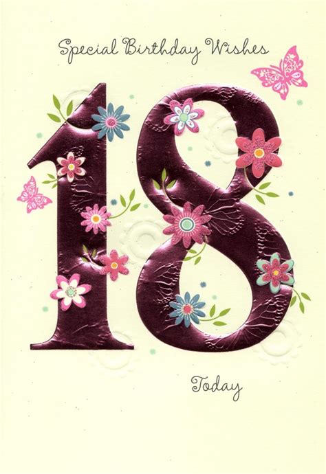 Happy 18th Birthday Greeting Card | Cards | Love Kates