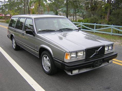 1989 Volvo 740 wagon. Jen busted out the back window, and rear-ended 3 cars, but Jim finally ...