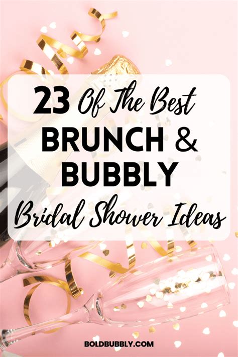 23 Of The Best Brunch And Bubbly Bridal Shower Ideas - Bold & Bubbly