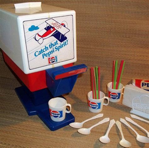 Vintage Pepsi Toy Fountain Drink Dispenser With Cups 😎 | Pepsi, Fountain drink, Drink dispenser