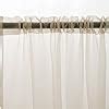 Amazon.com: ORGBLUO Semi Window Beige Sheer Curtains 90 Inches Long 2 Panels Sheer Beige ...