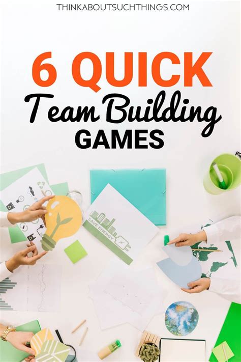 Quick Team Building games and exercises for your next event or meeting. Build a stronger team! # ...