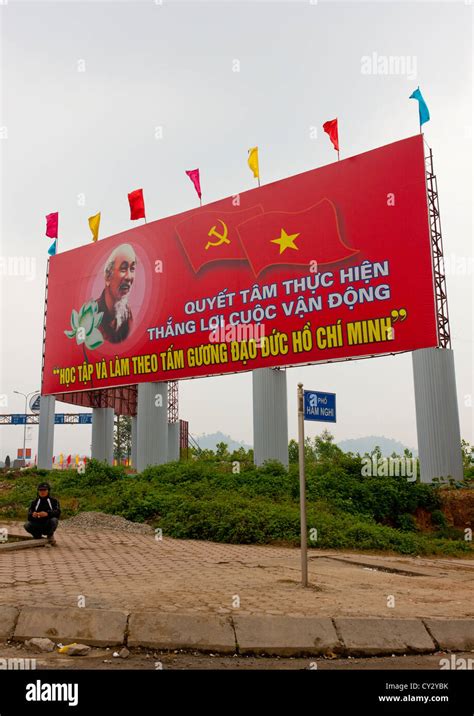 Propaganda Of The Communist Party, Sapa, Vietnam Stock Photo - Alamy