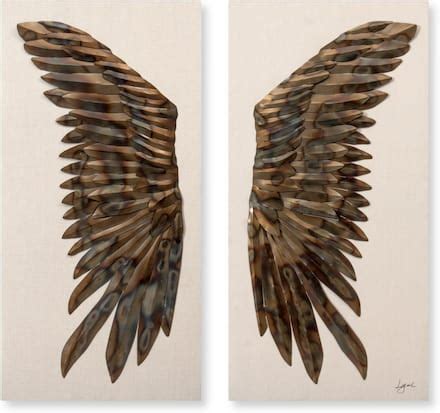 Raven Wings Set of 2 Wall Art | Value City Furniture