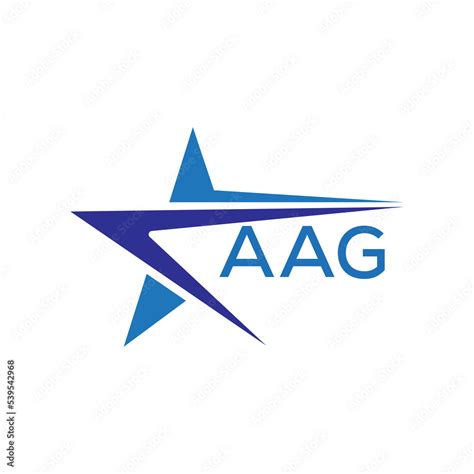 AAG Letter logo black background .AAG technology logo design vector ...